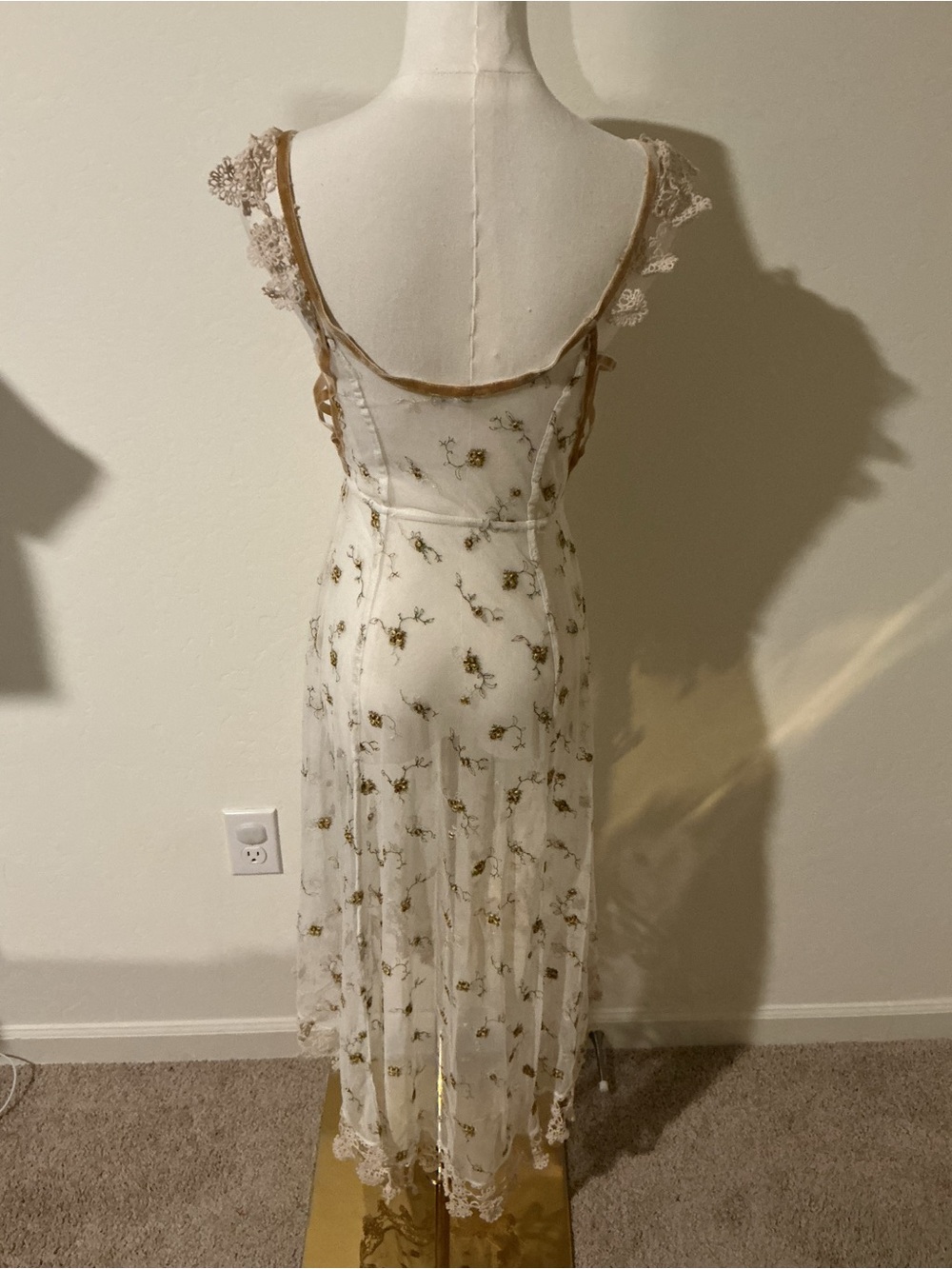 Intimately Free People floral midi sheer dress - Picture 6 of 9